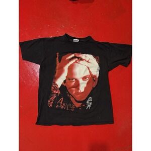Vintage The Cure T Shirt 1992 Wish Tour Black Size L Robert Smith Brockum VTG